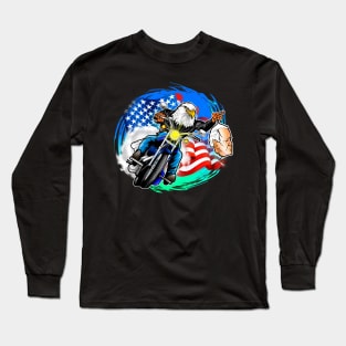 Eaglebiker- Biden Long Sleeve T-Shirt